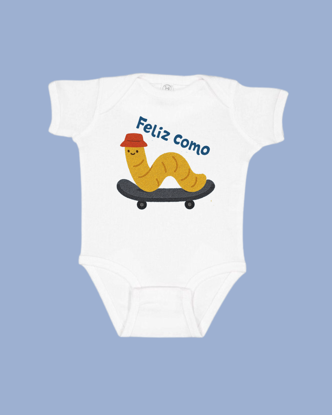 Feliz Como Lombriz Onesie