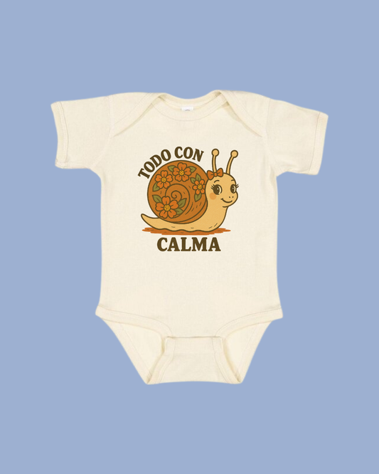 Todo Con Calma Onesie